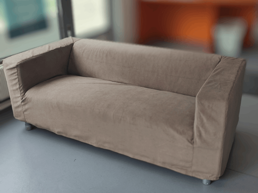 Bőr Klippan kanapén új huzat