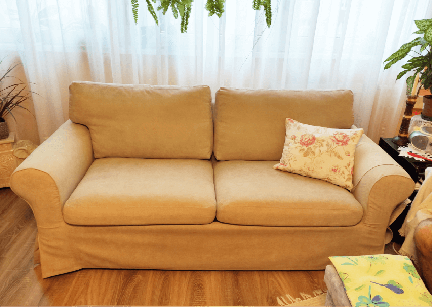 Ektorp kétszemélyes kanapén új huzat