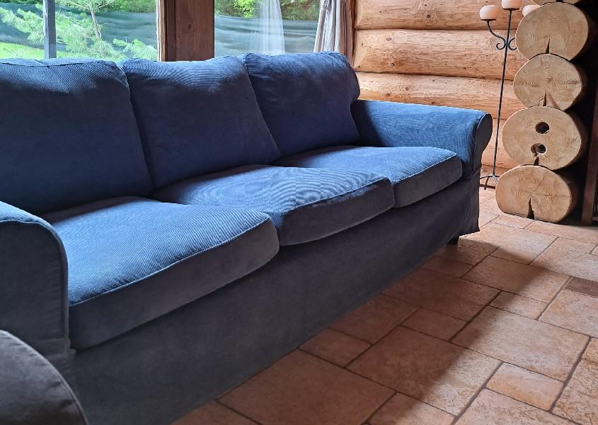 Ektorp háromszemélyes kanapén új huzat