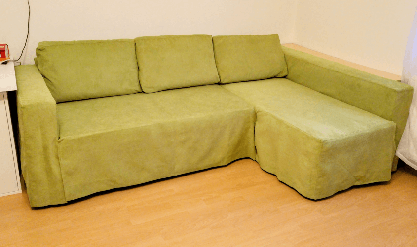 Manstad kanapén új huzat