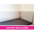 Fehér alapon sötétkék csillagos falvédő Fehér alapon sötétkék csillagos falvédő