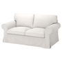 Kép 1/3 - Ektorp kanapéhuzat 2 személyes kinyitható (nagyobb modell) - MV fehér