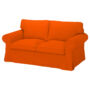 Kép 1/3 - Ektorp kanapéhuzat 2 személyes kinyitható (kisebb modell) - MV narancs