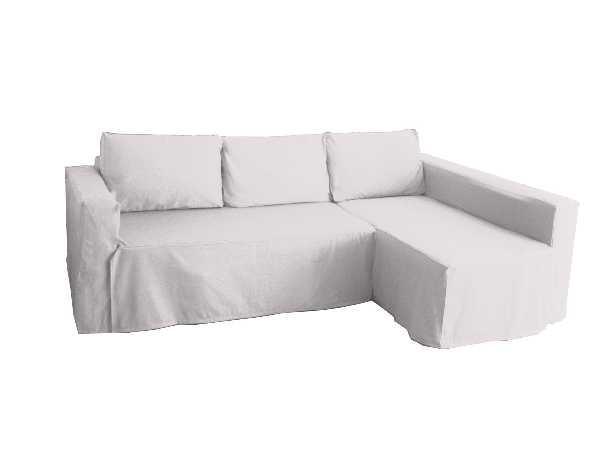 Manstad kanapé huzat jobb oldali ágyneműtartóval törtfehér Solsta kanapé huzat (nem kinyitható) törtfehér IKEA
